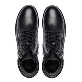 Faun Zip-Up Combat Boots